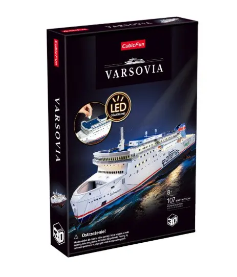 Cubicfun Varsovia 3D puzles modelis, 306-L550H