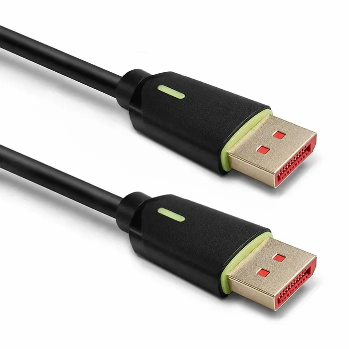 DisplayPort v2.1 Kabelis Qoltec Vīrietis