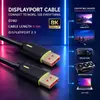 DisplayPort v2.1 Cable Qoltec 80G Photo 2