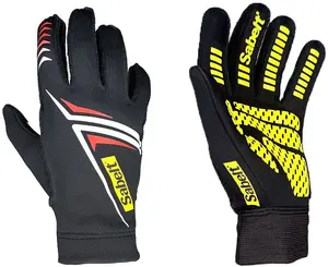 Sabelt G34 Sim Racing Gloves Black Size S Touch-Capable Silicone Palm