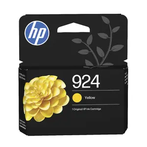 Оригинальный струйный картридж HP 924, желтый, ресурс до 400 страниц