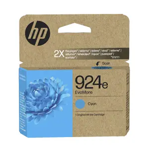 HP 924e EvoMore Cyan Оригинальный картридж с голубыми чернилами на 800 страниц