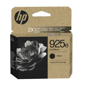 Черный оригинальный струйный картридж HP 925e EvoMore с ресурсом до 1000 страниц