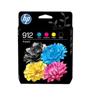 HP 912 комплект оригинальных струйных картриджей CMYK черный голубой пурпурный желтый