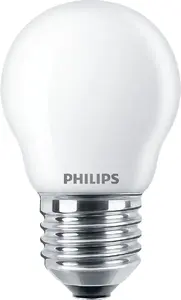 Philips CorePro P45 E27 6.5W 60W 827 Matēta LED bumbas veida spuldze