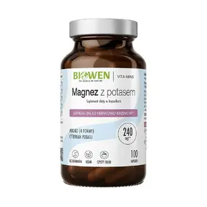 Biowen Magnesium 4x with Potassium Food Supplement 100 Capsules