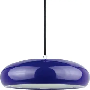 Lampa wisząca Italux Lampa wisząca niebieska nad stół Italux Smoke LED MD12161-01LL