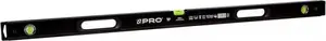 PRO Серия 900 Черный окрашенный фрезерованный уровень с ручкой HD 120 см