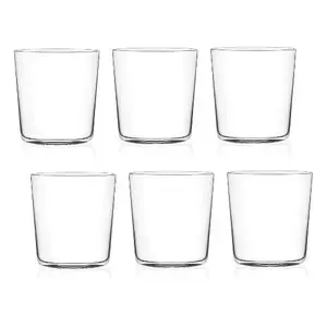Gāzes un ūdens glāžu komplekts RCR 284370, kristāls, 0.380 l, 6 gabali