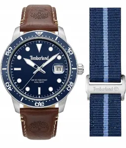 Timberland Peatfield vīriešu rokas pulksteņu komplekts TDWGB00834X1 ar dāvanu kasti