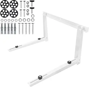 Air conditioner and heat pump wall bracket Maclean MC-147 made of galvanized steel with a load capacity up to 260 kg