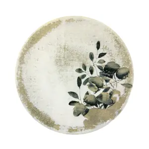 Dessert Plate Elegant Flowers KETLER Ceramic Floral 20 cm