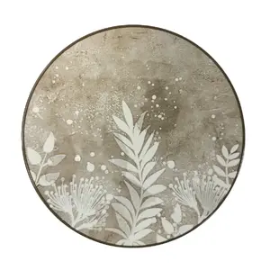 Ketler Dreamy Flowers Ceramic Dinner Plate with Floral Pattern