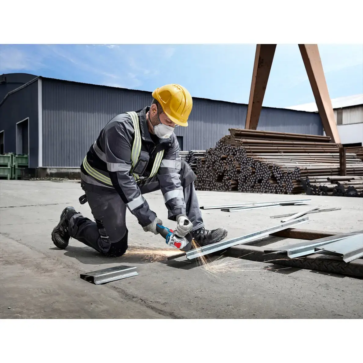Угловая шлифмашина Bosch GWX 18V-8 Professional Photo 4