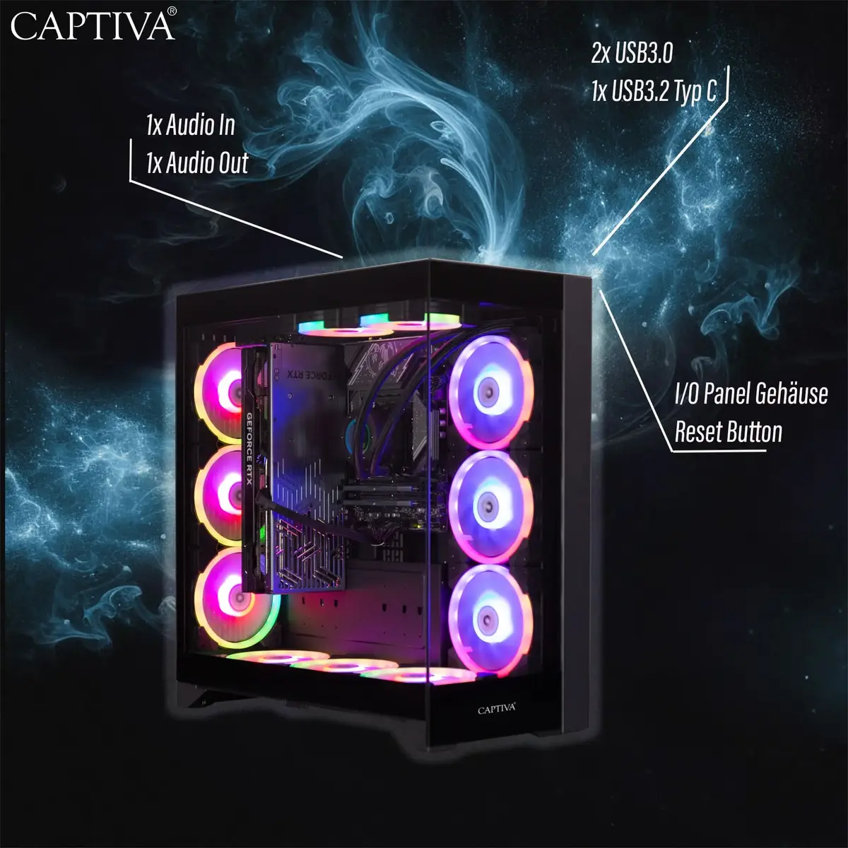 Настольный ПК Captiva Ultimate Gaming I10-3729 Photo 6