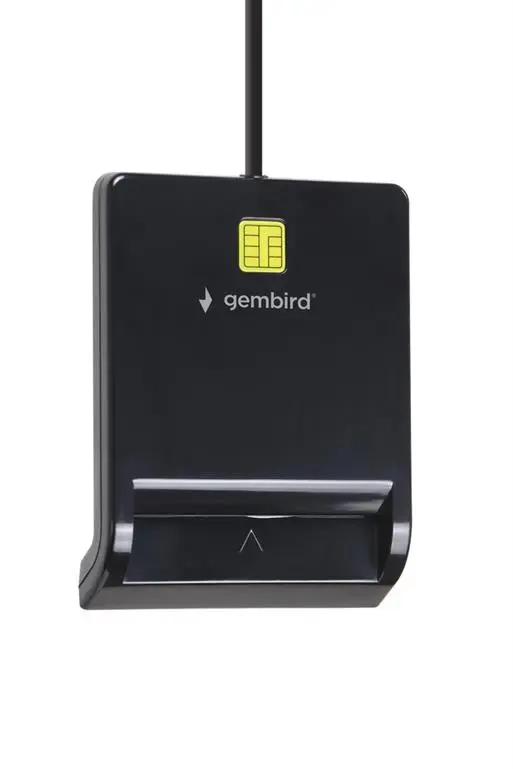 Gembird FD2-SCR USB viedkaršu lasītājs melnā