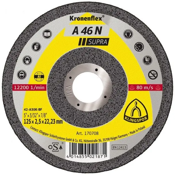 Klingspor griešanas disks A 46 N