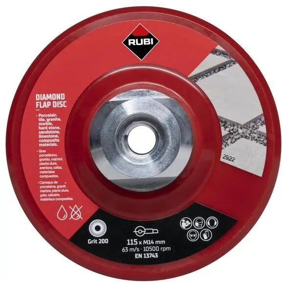 RUBI FLAP DISC 200 115MM Smalkais