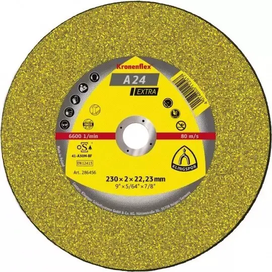 Klingspor A24EX T27 izliekts slīpēšanas disks