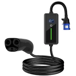 HiSmart EV Portable Charger TESLA NACS, CEE Connection, 6-32A, 7kW, 1-Phase, 5 Meter Cable