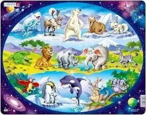Пазл Tactic Maxi Animals Around the World