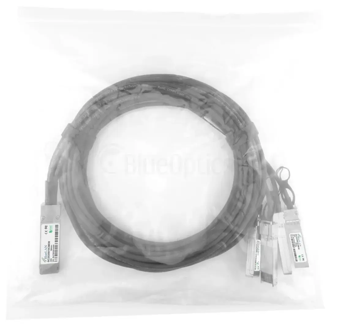 Кабель BlueOptics X66120-2-BL QSFP на 4xSFP+ Photo 9