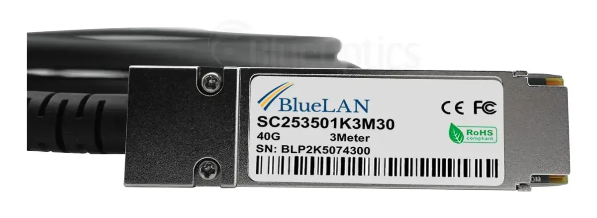 Кабель BlueOptics 40G в 4x10G Breakout 2м Photo 3