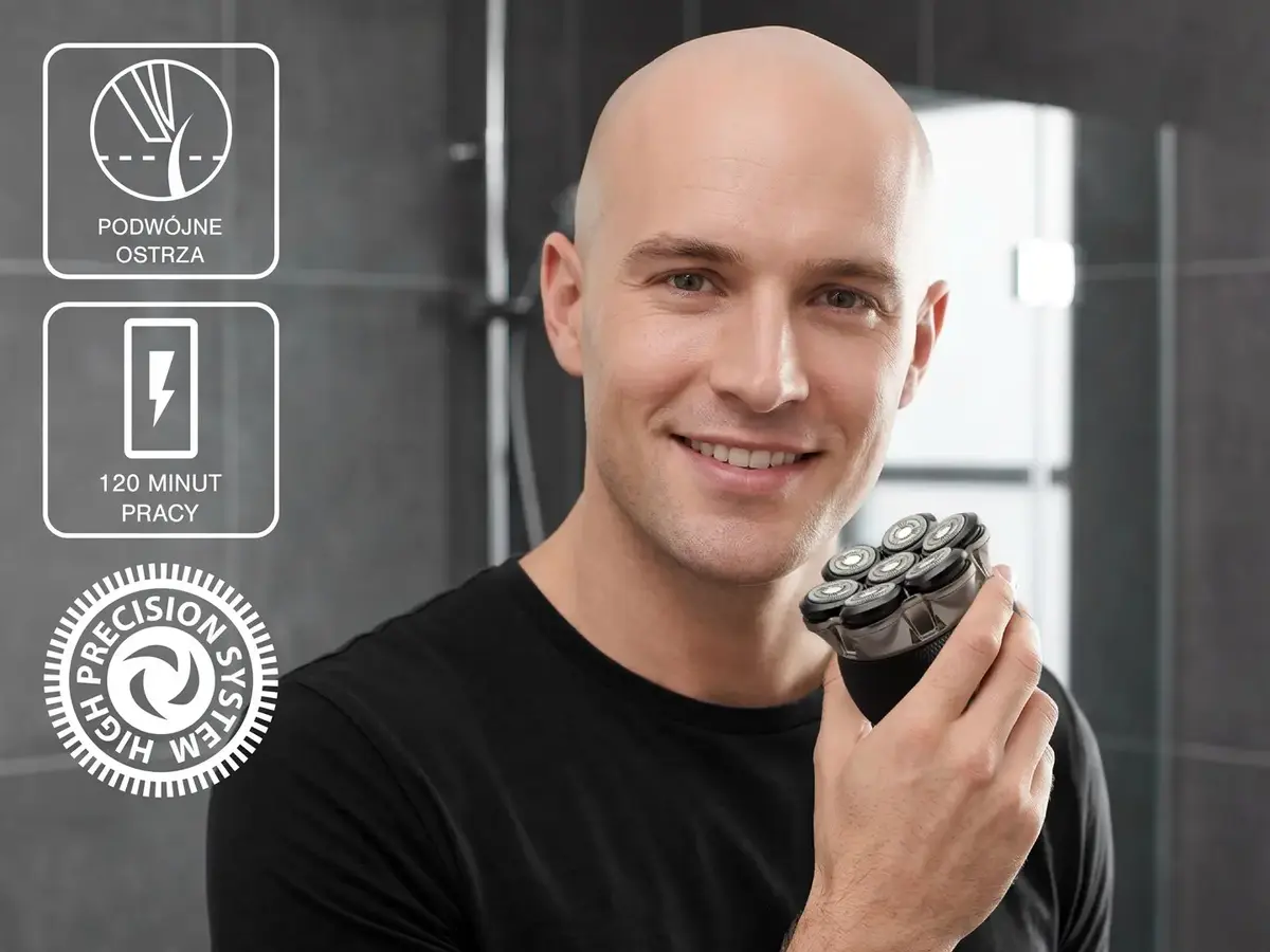Eldom G60 Electric Shaver for Face and Head Photo 13