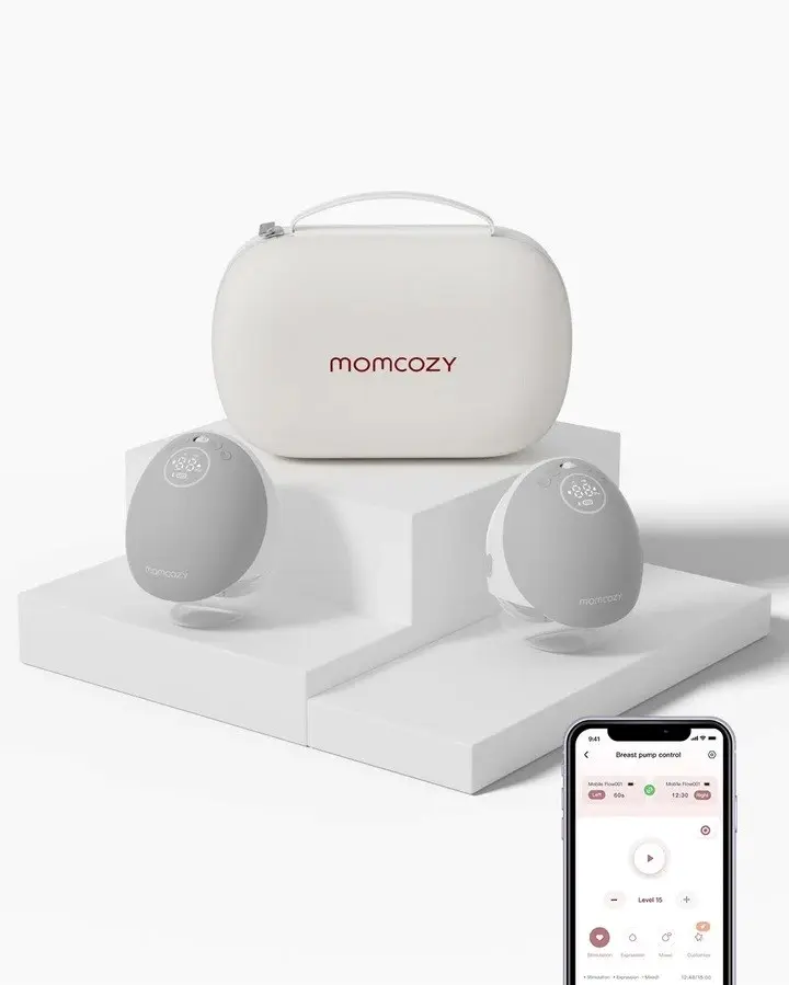 Momcozy M9 bezvadu brīvroku dubultais krūts