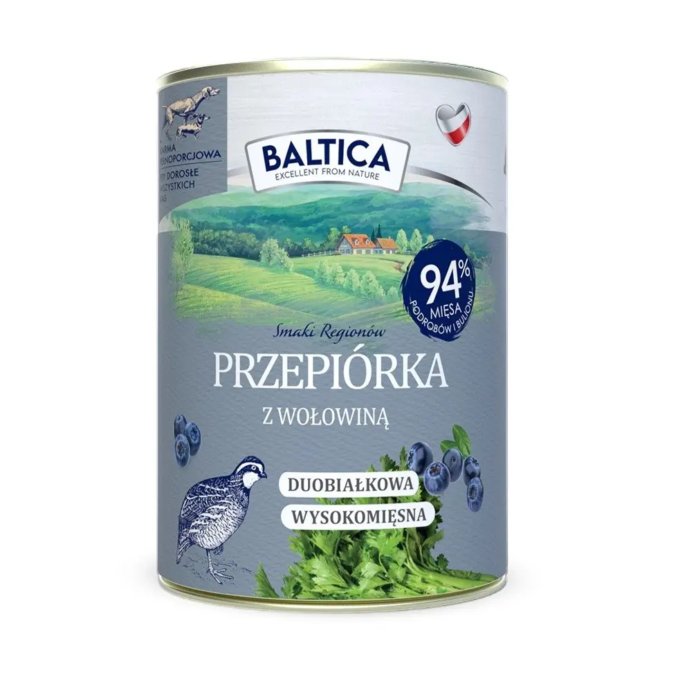 BALTICA Smaki regionów Mitrā suņu barība