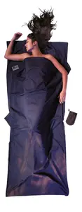 Cocoon TravelSheet Taisnstūra guļammaiss Cotton Zils