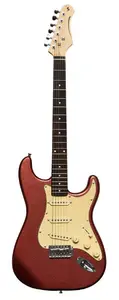 STAGG SES-30 CAR Electric Guitar in Candy Apple Red
