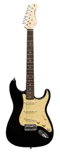 STAGG SES-30 BK Electric Guitar in Black