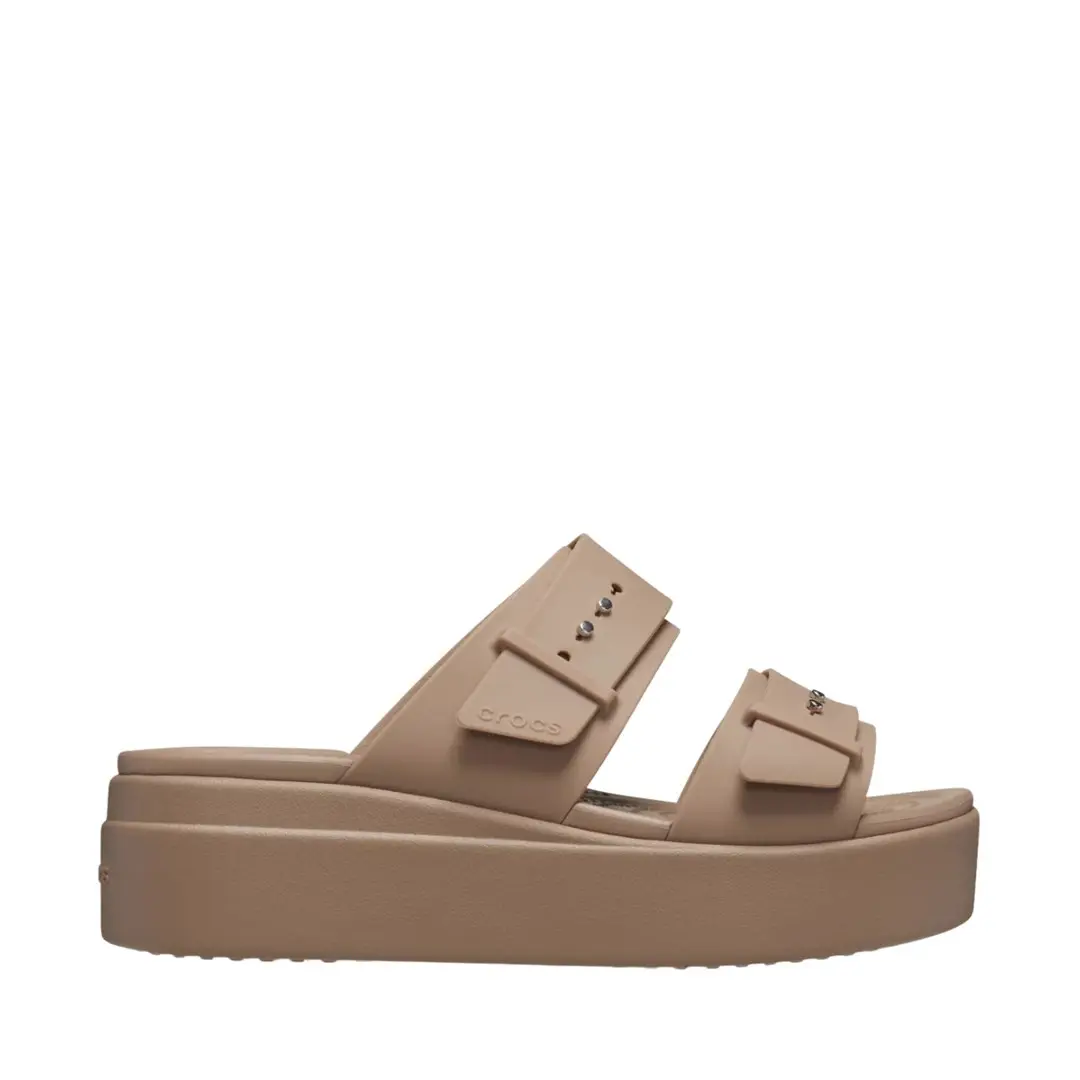 Sieviešu sandales Crocs Brooklyn Low smilškrāsas