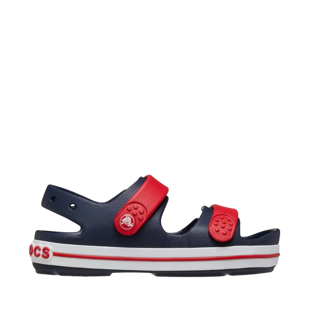 Bērnu sandales Crocs Crocband Cruiser zili-sarkanas