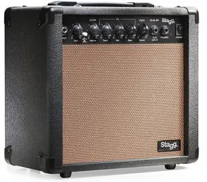 Stagg 15 AA DR EU Akustiskās ģitāras pastiprinātājs 15W ar reverb