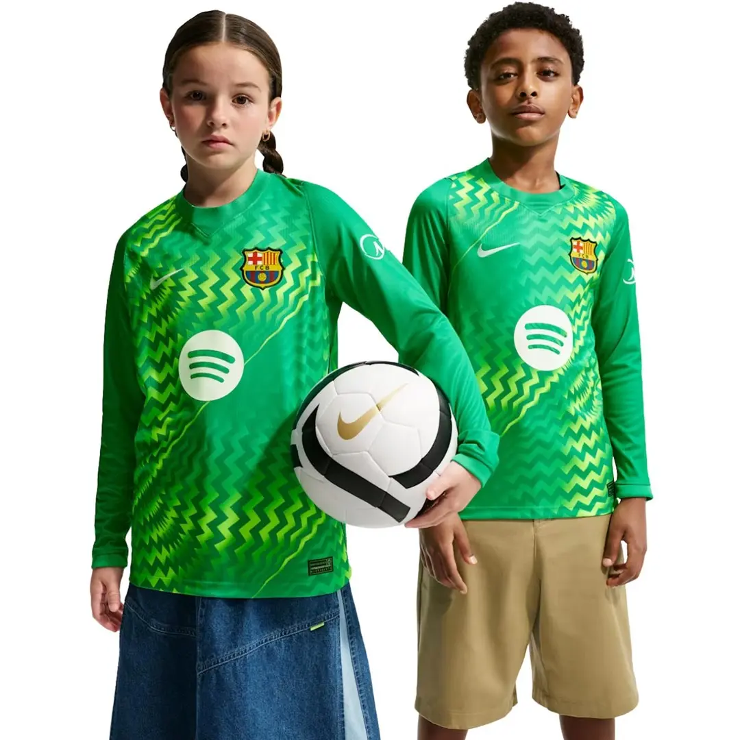 Bērnu vārtsarga krekls Nike FC Barcelona