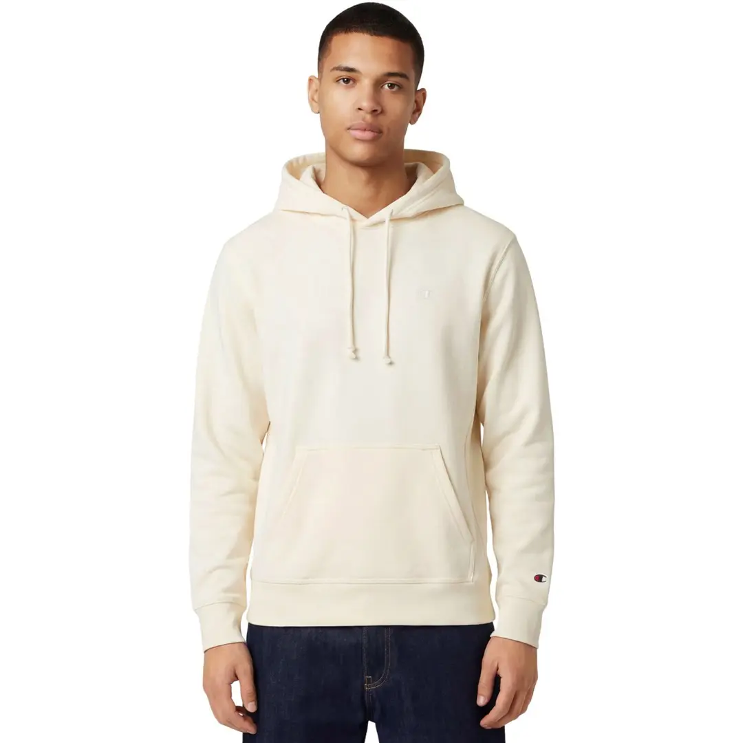 Vīriešu džemperis Champion Hoodie Sweatshirt krēmkrāsas