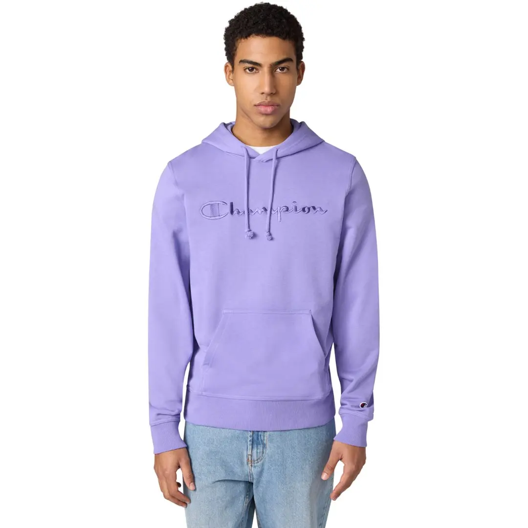 Vīriešu džemperis Champion Hooded Sweatshirt violetā