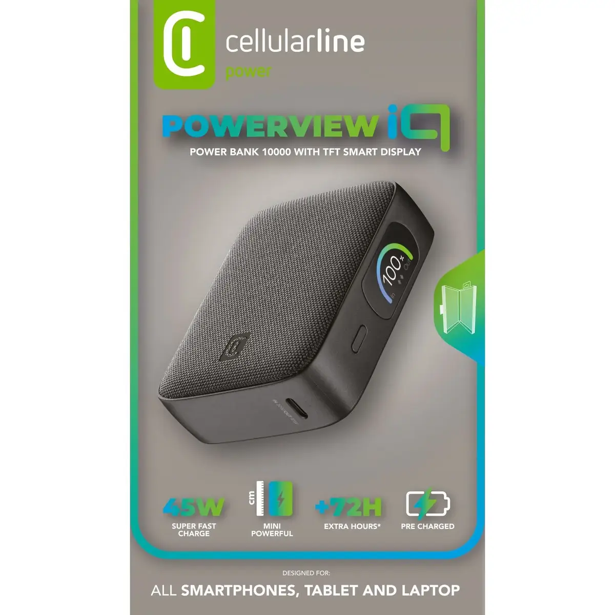 Cellularline PowerView IQ Power Bank 10000 mAh Photo 2