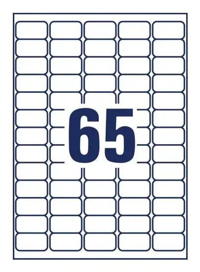Avery L6026REV-25 self-adhesive label L6026REV-25 Photo 2
