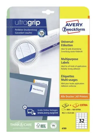 Avery 4789 self-adhesive label 4789 Photo 2