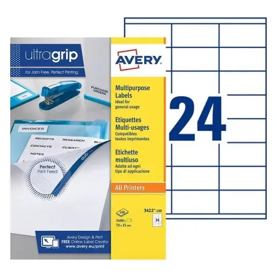 Avery 3422-100 printing paper 3422-100 Photo 2