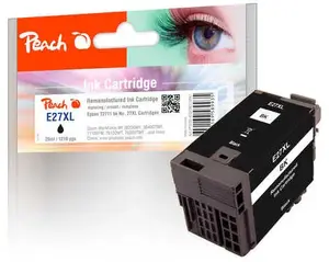 Совместимый черный струйный картридж Peach PI200-450 для принтеров Epson, 20 мл, ресурс 1210 страниц