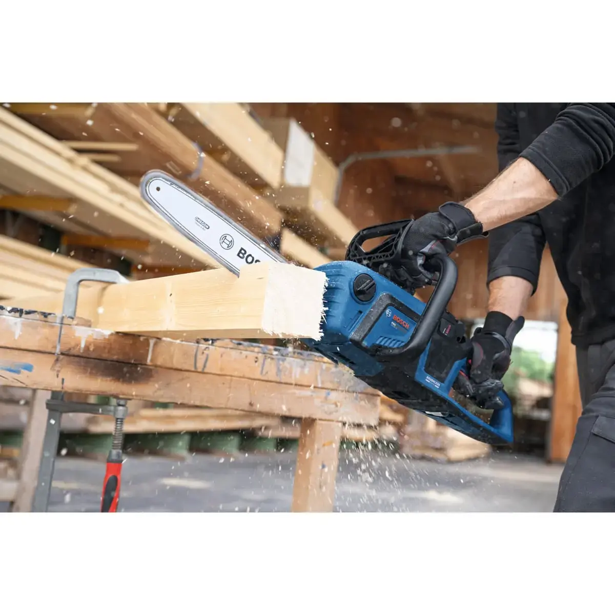 Bosch GKE18V-30 akumulatora ķēdes zāģis Photo 3
