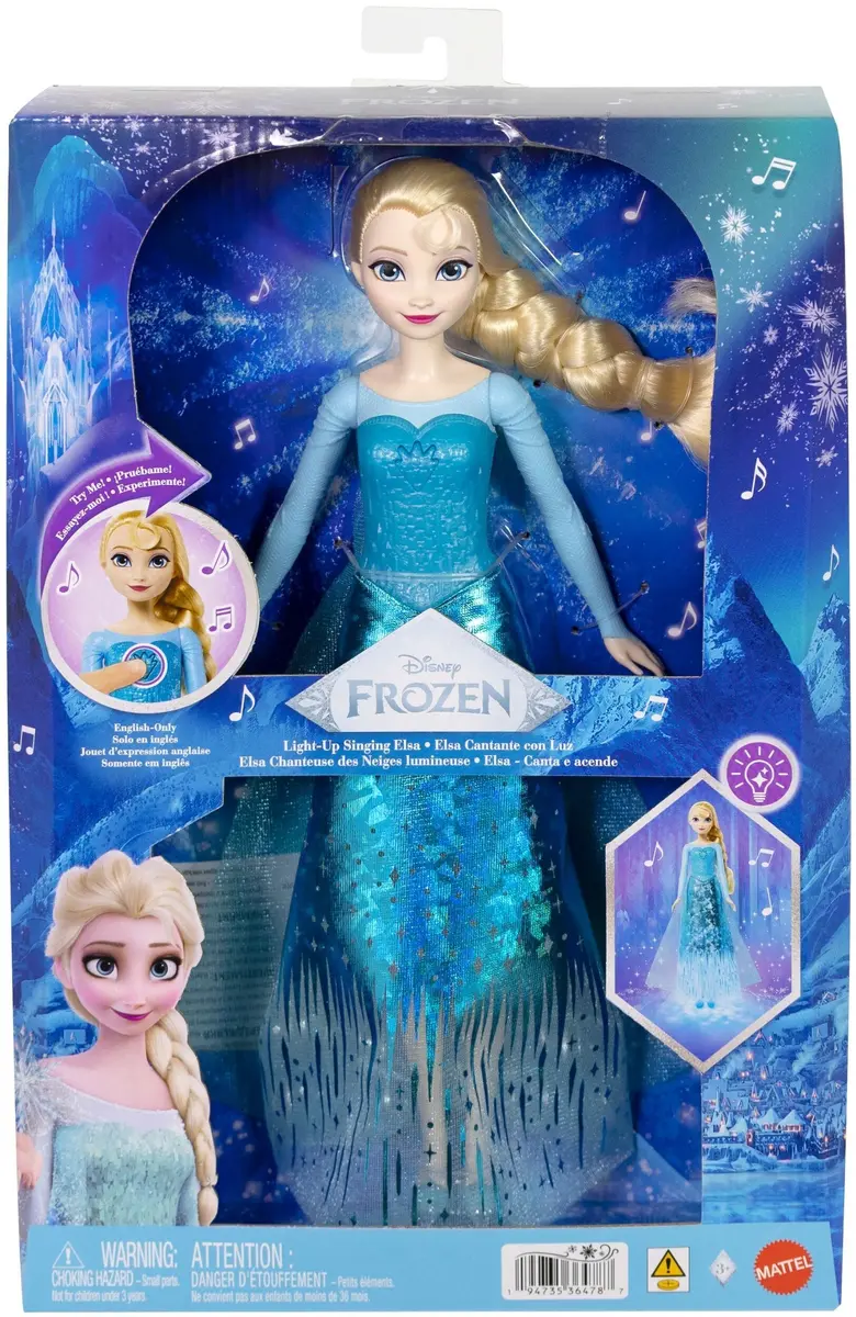 Mattel Disney Frozen Dziedošā Elsa Maģiskās