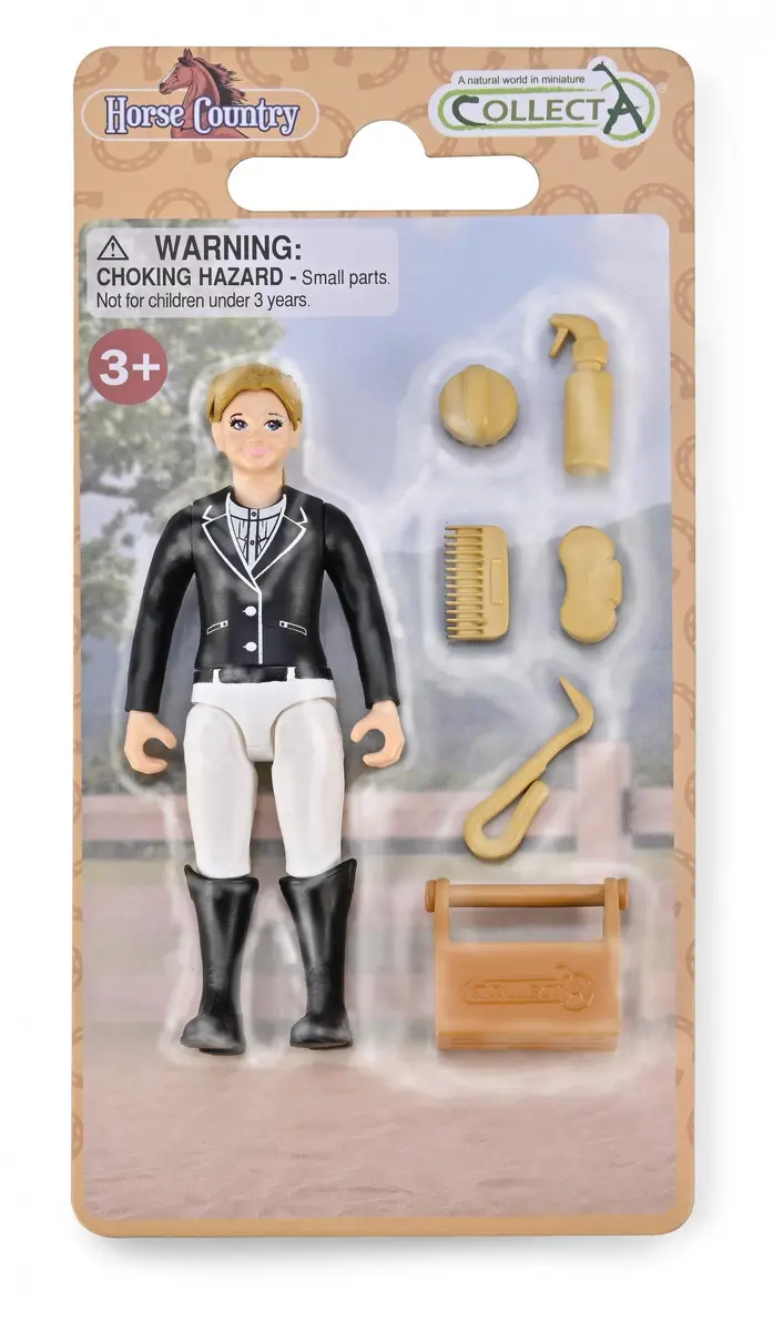 Collecta Profesionāla žokeja figūriņa ar piederumiem