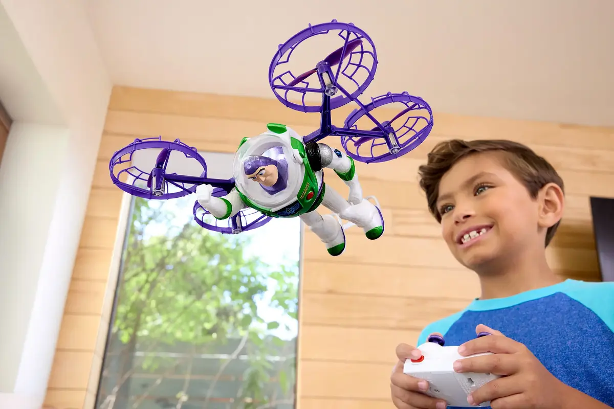 MATTEL Toy Story Buzz Lightyear Flying RC Action Figure Photo 2