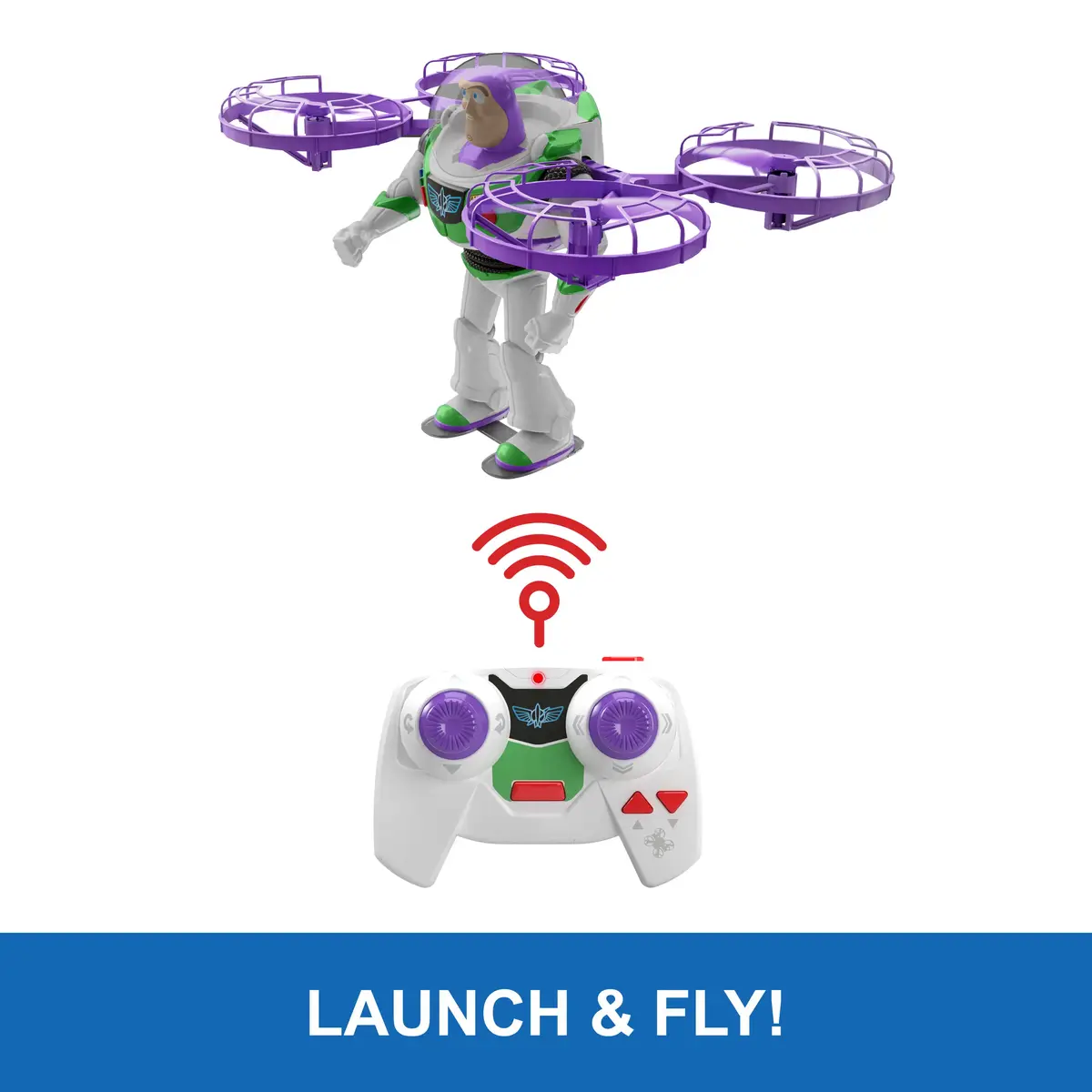 MATTEL Toy Story Buzz Lightyear Flying RC Action Figure Photo 7