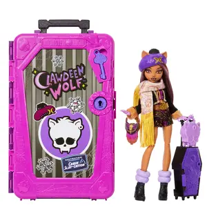 MATTEL Monster High Baisie noslēpumi 8. sērija Clawdeen Wolf lelle un aksesuāru komplekts JMG65